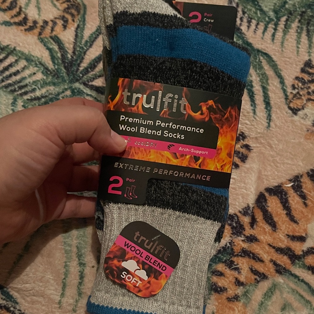 Trufit Premium Wool Blend Socks -